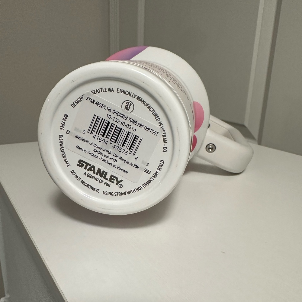 Target x Stanley White Valentine's Day Tumbler - 40 oz - NEW - Picture 5 of 6